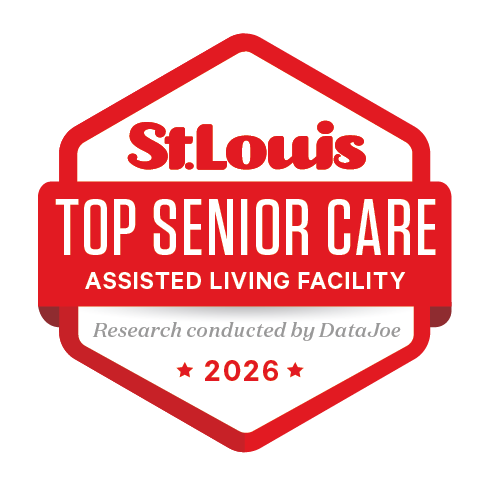 2026 St. Louis Top Senior Care award badge for Assisted Living Facility.
